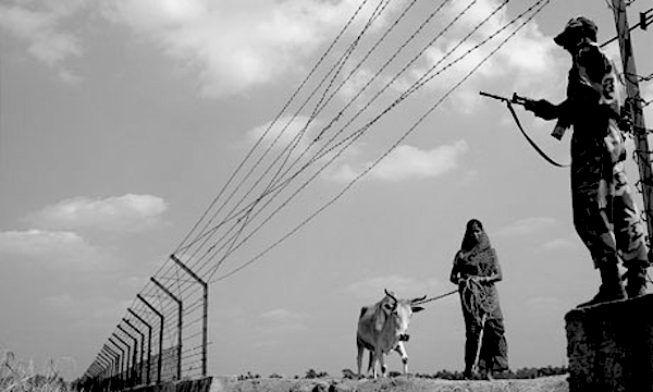 BSF & a bangladeshi(?) peasant