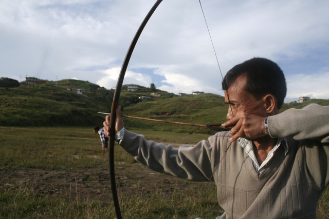 Steward Khongjee in his favourite past time