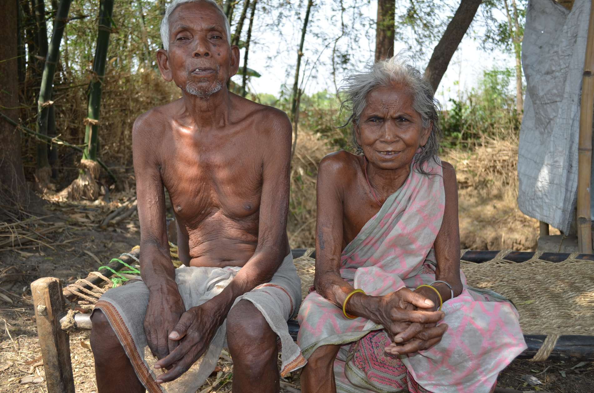 Surveys by doctors, midwives and scientists have recorded many cases of infertility in villages surrounding the uranium mines. Raju Patro, 81, and Anjani, his wife, 79, when younger, were unable to conceive and want to know if exposure to radiation was the cause. UCIL denies it. (Photo : Ashish Birulee)