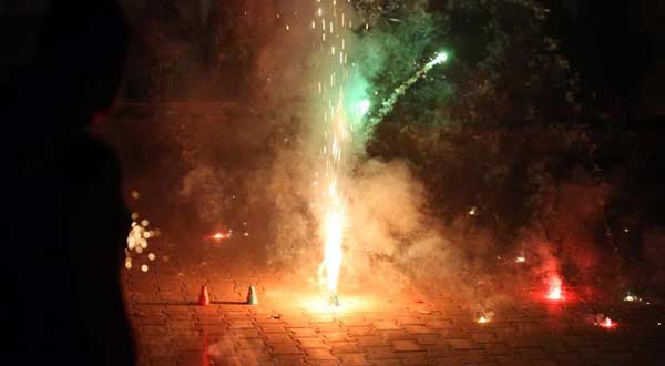 Celebrating India's defeat